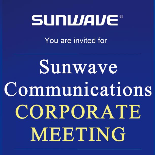 ¡Se acerca el seminario de comunicaciones en línea de Sunwave.